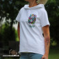 Preview: Bügelbild Colorful Skull